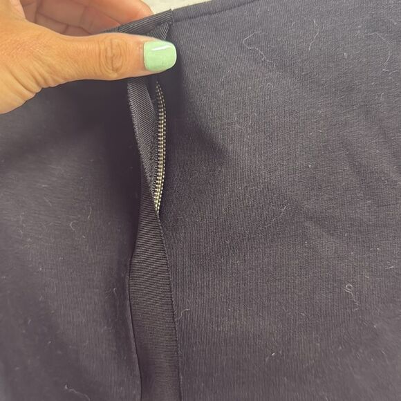 Theory Black Long Sleeve Lace Blouse - Zip Back Size Small Excellent Condition - Picture 4 of 4